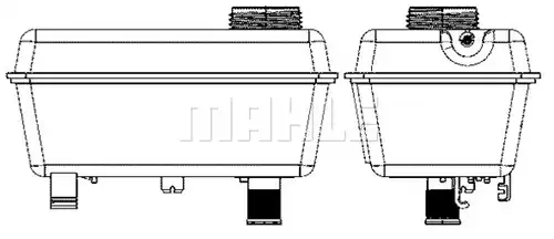 разширителен съд, охладителна течност MAHLE CRT 27 000S