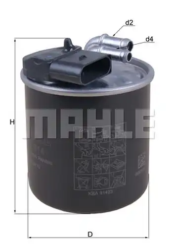 горивен филтър MAHLE KL 914