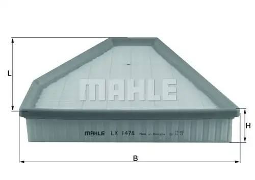 въздушен филтър MAHLE LX 1478