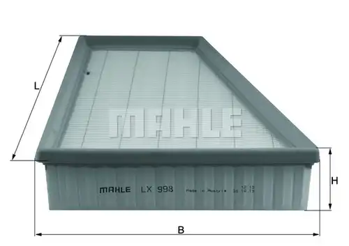 въздушен филтър MAHLE LX 998