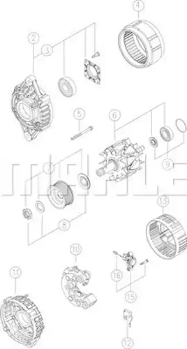 генератор MAHLE MG 253