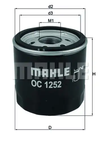 маслен филтър MAHLE OC 1252