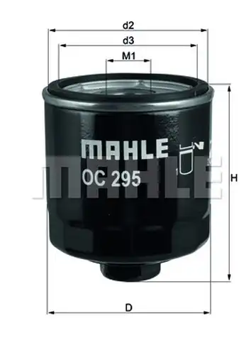 маслен филтър MAHLE OC 295