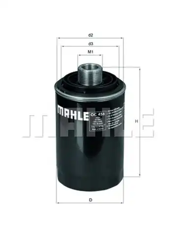 маслен филтър MAHLE OC 456