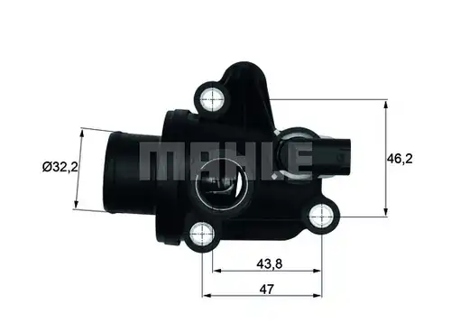 термостат, охладителна течност MAHLE TI 12 87