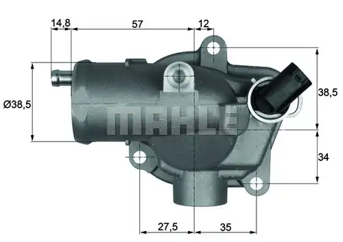 термостат, охладителна течност MAHLE TI 28 92