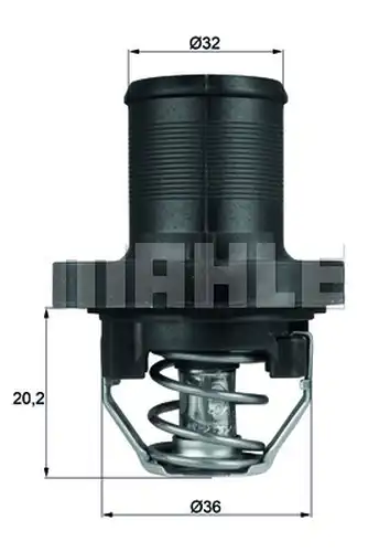 термостат, охладителна течност MAHLE TI 47 89