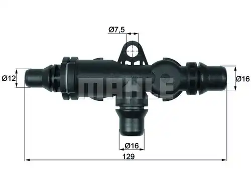 термостат, охлаждане на маслото MAHLE TO 4 82