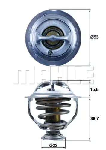 термостат, охладителна течност MAHLE TX 123 95D
