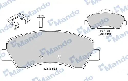 накладки MANDO MBF015283