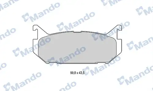 накладки MANDO MBF015625