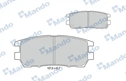 накладки MANDO MBF015709