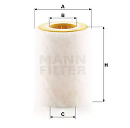 въздушен филтър MANN-FILTER C 1036/2