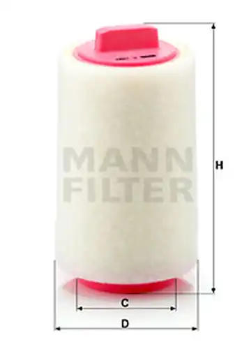 въздушен филтър MANN-FILTER C 1287