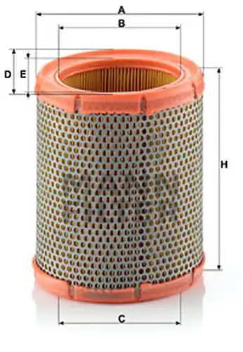 въздушен филтър MANN-FILTER C 1460