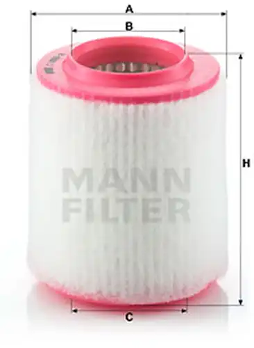 въздушен филтър MANN-FILTER C 1652/2