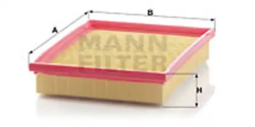 въздушен филтър MANN-FILTER C 2256/2