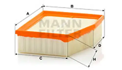 въздушен филтър MANN-FILTER C 23 124