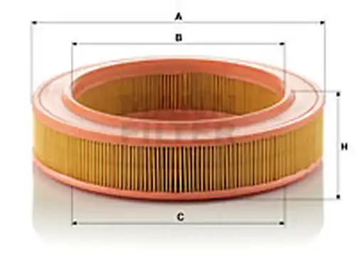 въздушен филтър MANN-FILTER C 2552/1