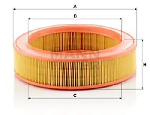 въздушен филтър MANN-FILTER C 2555/2