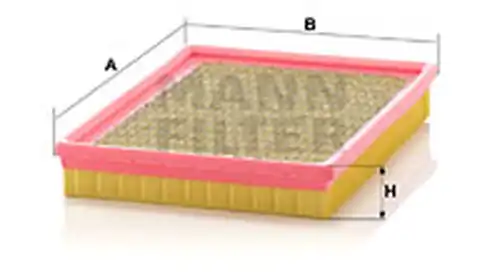 въздушен филтър MANN-FILTER C 2681