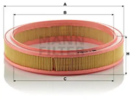 въздушен филтър MANN-FILTER C 2736/2