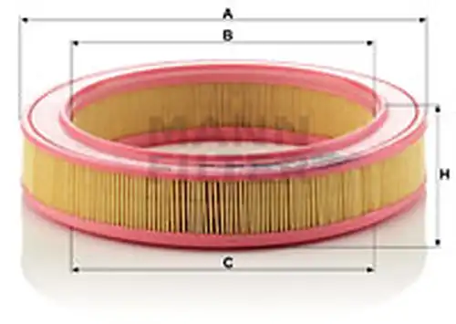 въздушен филтър MANN-FILTER C 2863