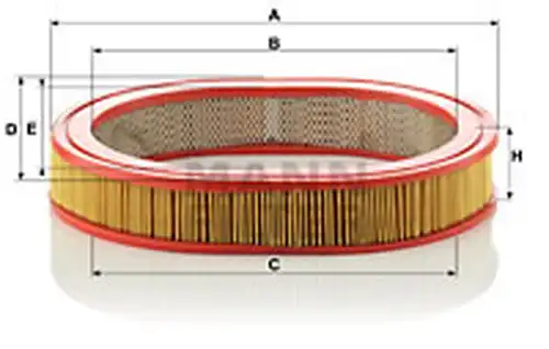 въздушен филтър MANN-FILTER C 2942