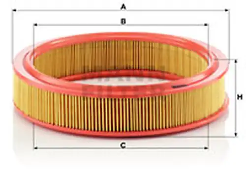 въздушен филтър MANN-FILTER C 2944