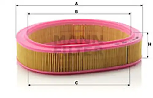 въздушен филтър MANN-FILTER C 2957