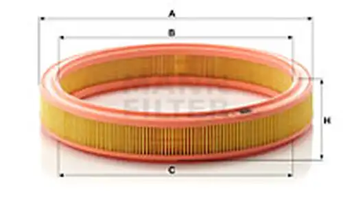 въздушен филтър MANN-FILTER C 3034