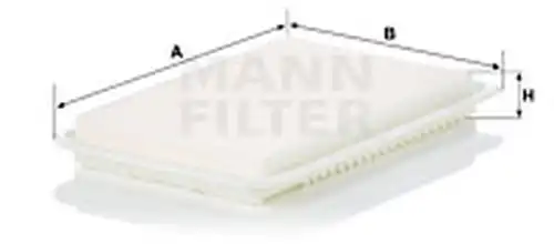 въздушен филтър MANN-FILTER C 3220