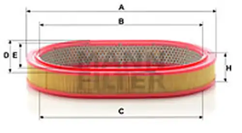 въздушен филтър MANN-FILTER C 3338