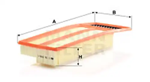 въздушен филтър MANN-FILTER C 36 006/1