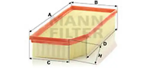 въздушен филтър MANN-FILTER C 38 145