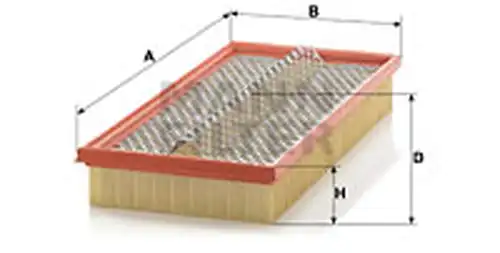 въздушен филтър MANN-FILTER C 38 163/2