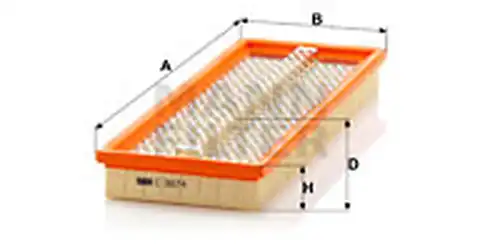 въздушен филтър MANN-FILTER C 3874