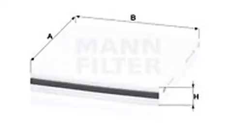 Филтър купе (поленов филтър) MANN-FILTER CU 22 003