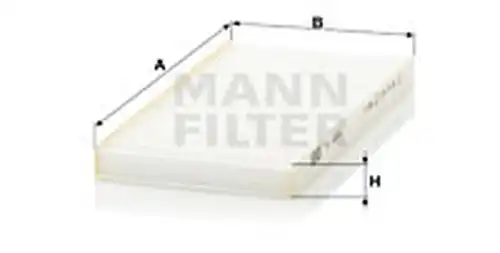 Филтър купе (поленов филтър) MANN-FILTER CU 2214-2