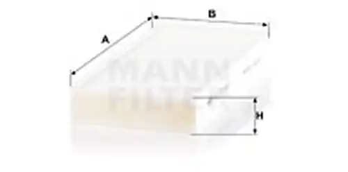 Филтър купе (поленов филтър) MANN-FILTER CU 23 005-2