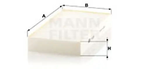 Филтър купе (поленов филтър) MANN-FILTER CU 2329