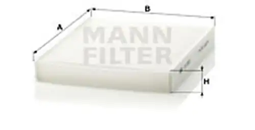 Филтър купе (поленов филтър) MANN-FILTER CU 2533-2