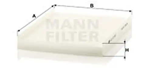 Филтър купе (поленов филтър) MANN-FILTER CU 27 007