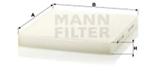 Филтър купе (поленов филтър) MANN-FILTER CU 27 008