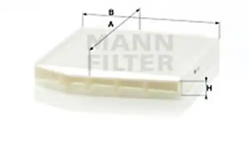 Филтър купе (поленов филтър) MANN-FILTER CU 2855/1