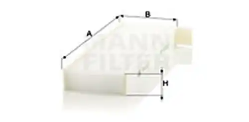 Филтър купе (поленов филтър) MANN-FILTER CU 29 003-2