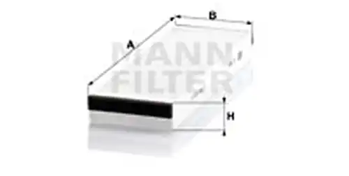 Филтър купе (поленов филтър) MANN-FILTER CU 3023-2