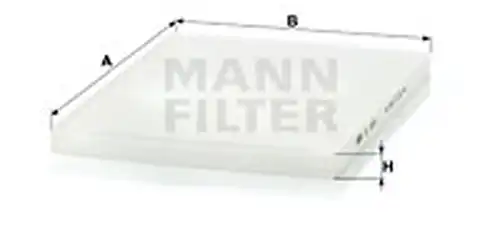 Филтър купе (поленов филтър) MANN-FILTER CU 3059