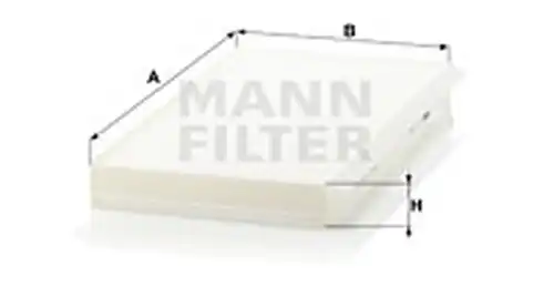 Филтър купе (поленов филтър) MANN-FILTER CU 3139