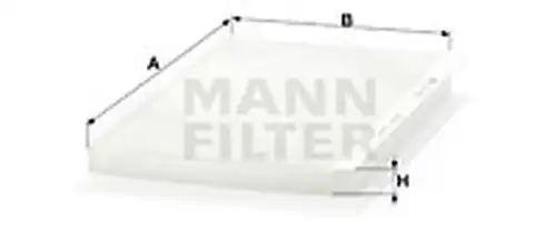 Филтър купе (поленов филтър) MANN-FILTER CU 3455